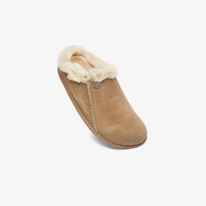 Birkenstock Zermatt Premium Suede Leather Mules/Slippers, Mink, Size W11, M9